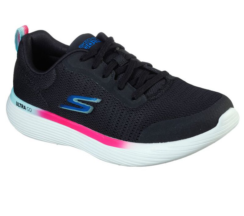 Skechers Dam Svarta/Blå Sneakers - Gorun 400 V.2 - Light Impact - Sverige (YHLSA-6980)